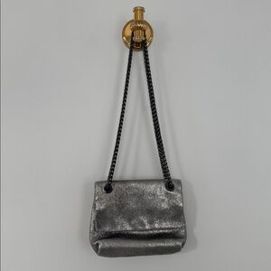 Elie Tahari Adjustable Metallic Bag